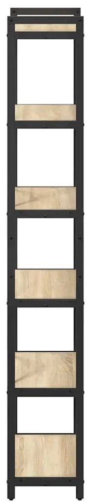 vidaXL Βιβλιοθήκη Sonoma Δρυς 40 x 30 x 188 εκ Επεξεργασμένο ξύλο