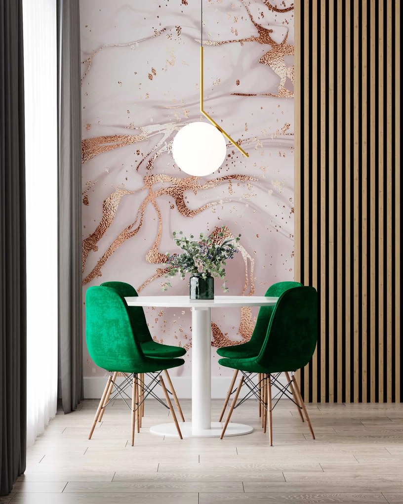 Φωτοταπετσαρία gold metallic