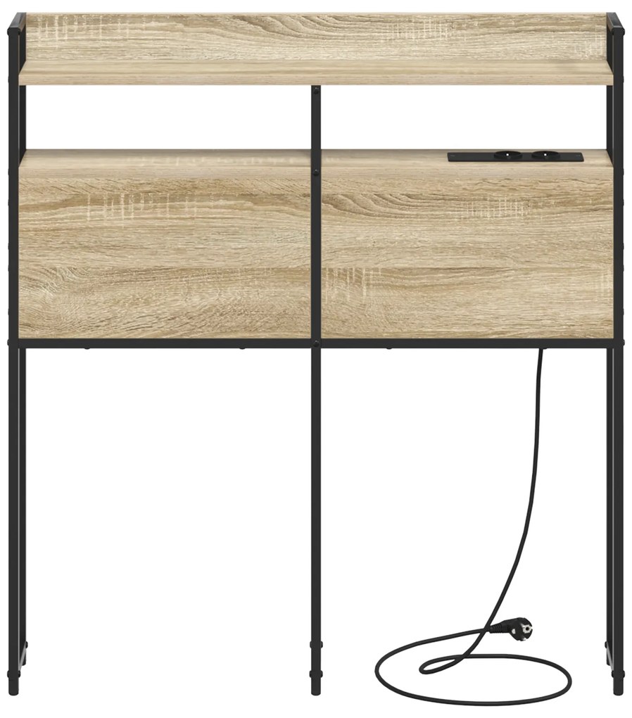 vidaXL Κεφαλάρι Αποθήκης Sonoma Oak 90 εκ. Επεξεργασμένο ξύλο