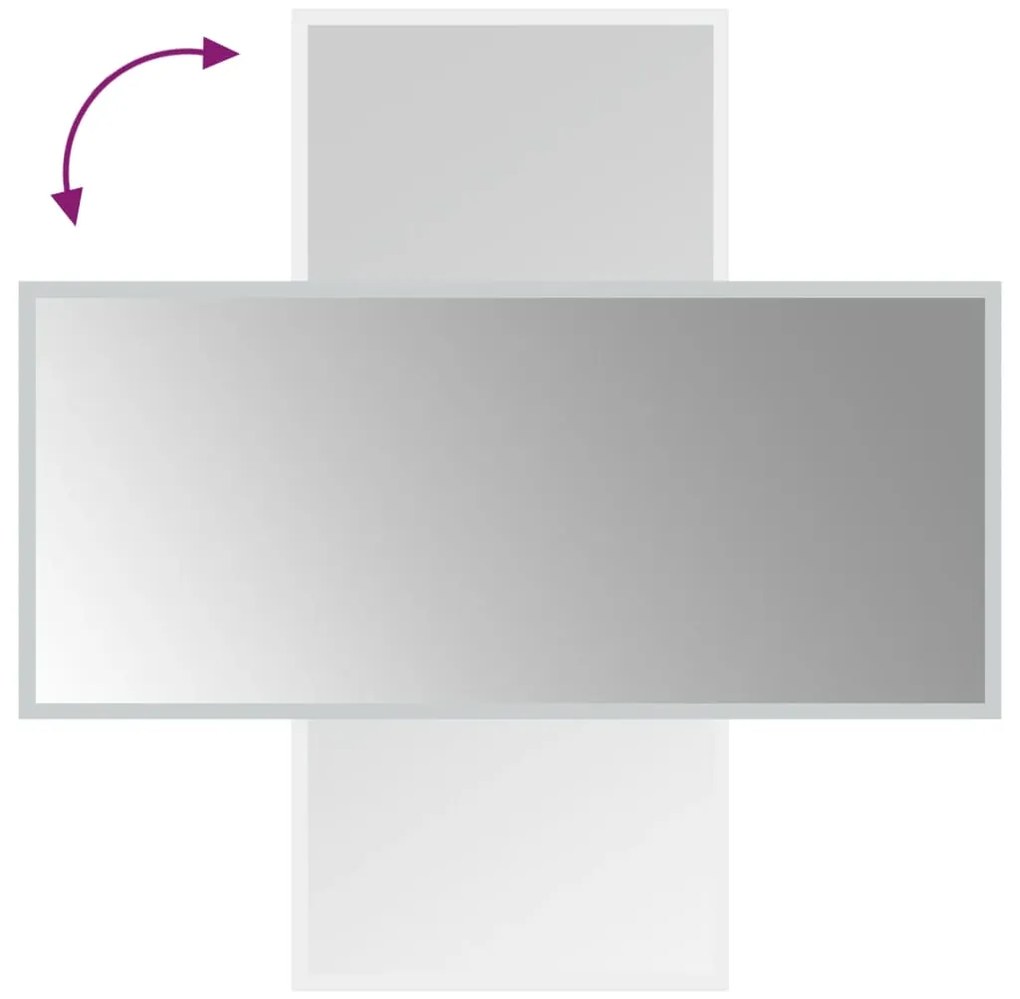 vidaXL Καθρέφτης Μπάνιου με LED 40x90 εκ.