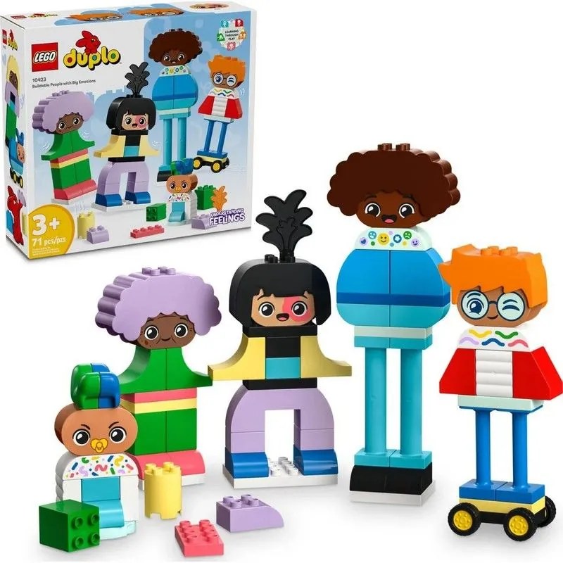 Duplo®: Συναρμολογούμενες Φιγούρες Με Μεγάλα Συναισθήματα (10423) 3 Ετών+ 71 Κομμάτια Multi Lego