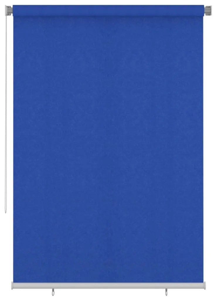 Στόρι Σκίασης Ρόλερ Εξωτερικού Χώρου Μπλε 160 x 230 εκ. HDPE