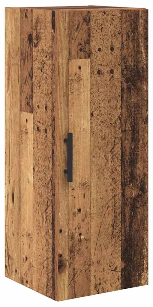 vidaXL Highboard Παλιό Ξύλο 34,5 x 34 x 180 εκ. Επεξεργασμένο ξύλο