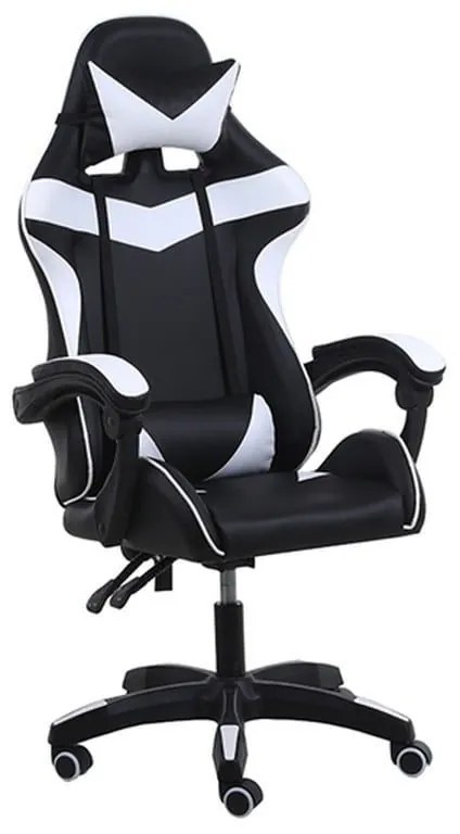 Καρέκλα Gaming A6000 63,5X61X120-134 Black-White