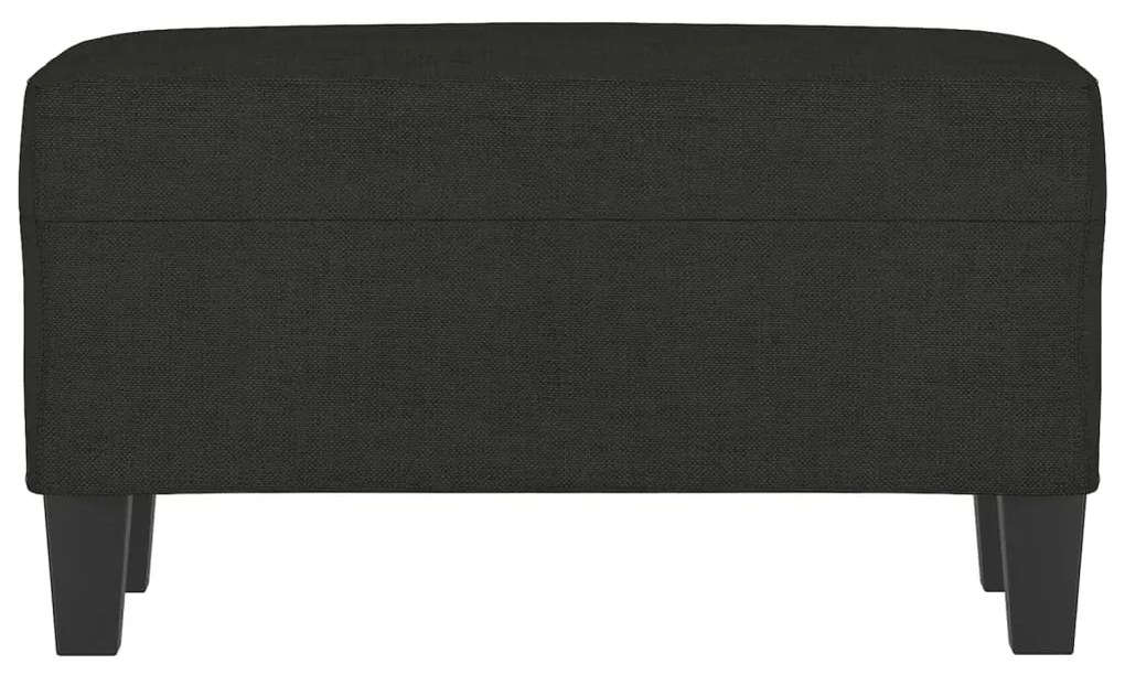 vidaXL Πάγκος Μαύρος 70 x 35 x 41 εκ. Υφασμάτινος