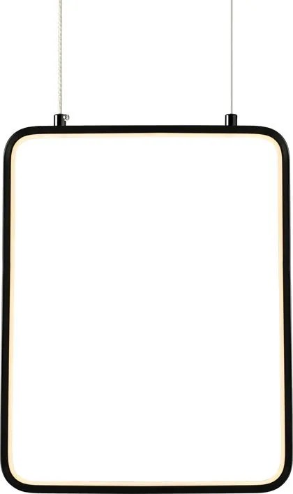 Φωτιστικό οροφής Frame LED-Μαύρο-Μήκος: 26 εκ.