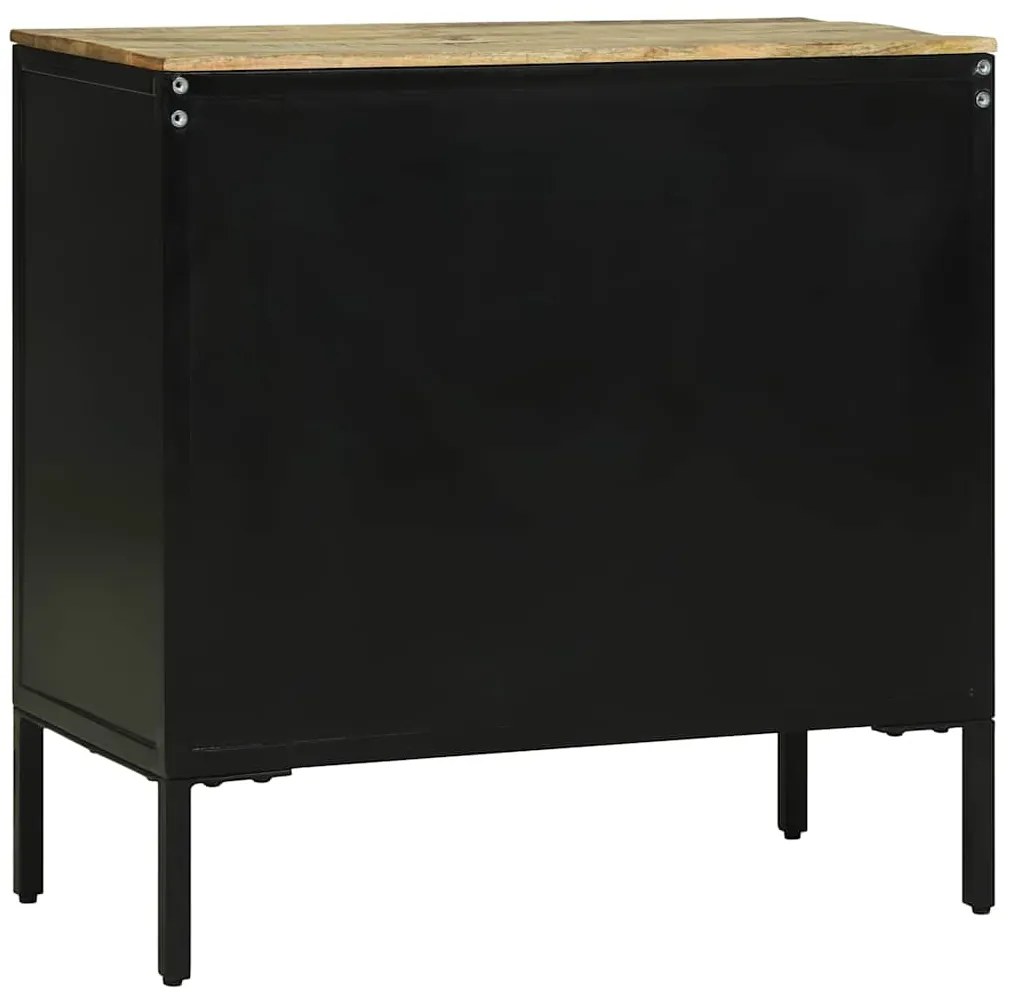 vidaXL Πλάι Καφέ 70 x 35 x 70 εκ. Μασίφ ξύλο μάνγκο