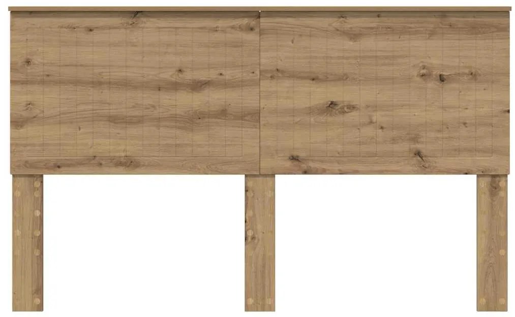 vidaXL Κεφαλάρι με κεφαλάρι Artisan Oak 160 cm Επεξεργασμένο ξύλο