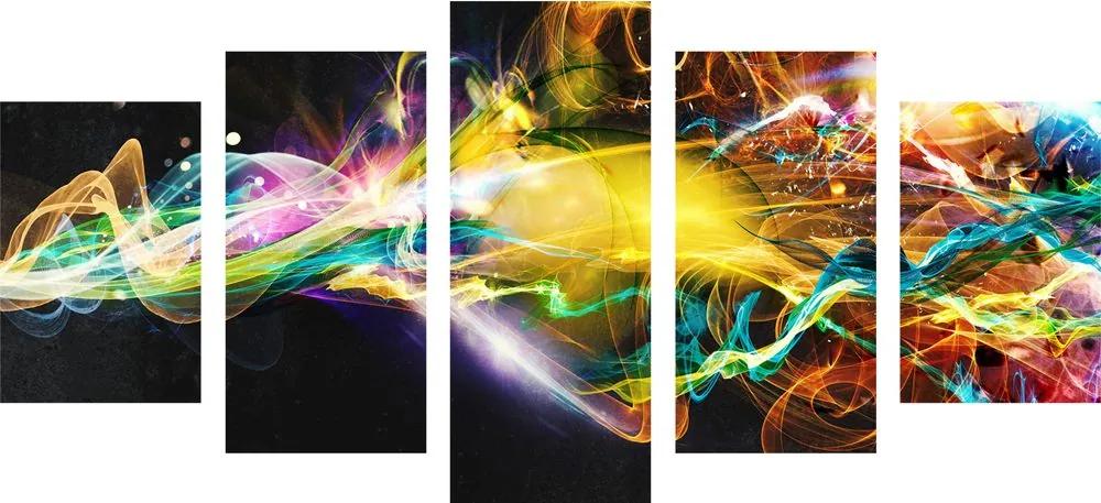 Χρώματα έκρηξης εικόνας 5 μερών - 100x50
