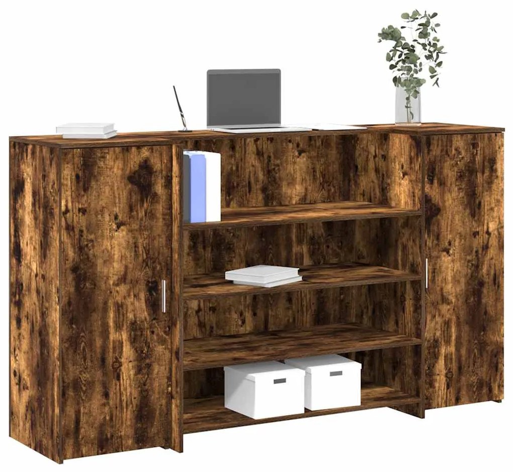 vidaXL Γραφείο υποδοχής 180x50x103,5 εκ. Επεξεργασμένο Ξύλο