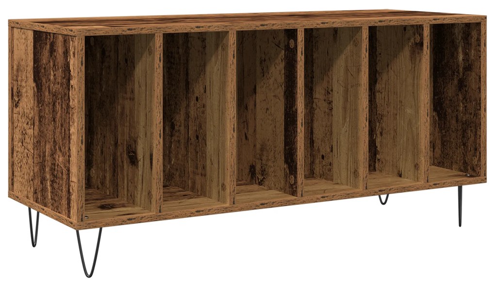 vidaXL Βαλιτσάκι Δίσκων Καφέ 100x38x48 εκ. Επεξεργασμένο Ξύλο