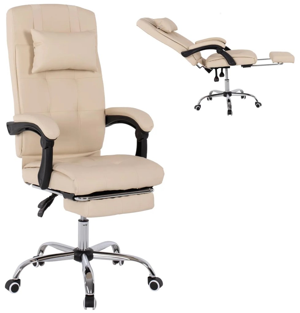 ΠΟΛΥΘΡΟΝΑ ΓΡΑΦΕΙΟΥ ΔΙΕΥΘΥΝΤΙΚΗ ΜΠΕΖ ΜΕ ΠΤΥΣΣΟΜΕΝΟ ΥΠΟΠΟΔΙΟ 58Χ71Χ128Υεκ.