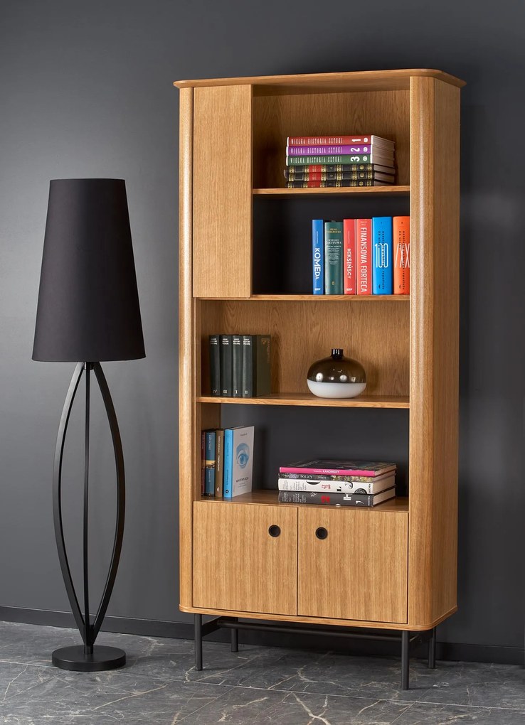 SMART REG-1 regal color: natural oak/black DIOMMI V-PL-SMART-REG-1