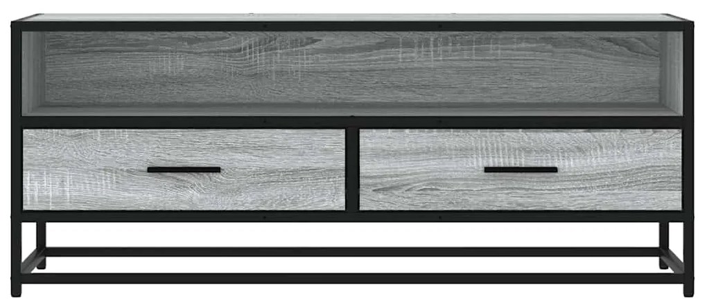ντουλάπι τηλεόρασης vidaXL Γκρι Sonoma 100x34,5x40 cm