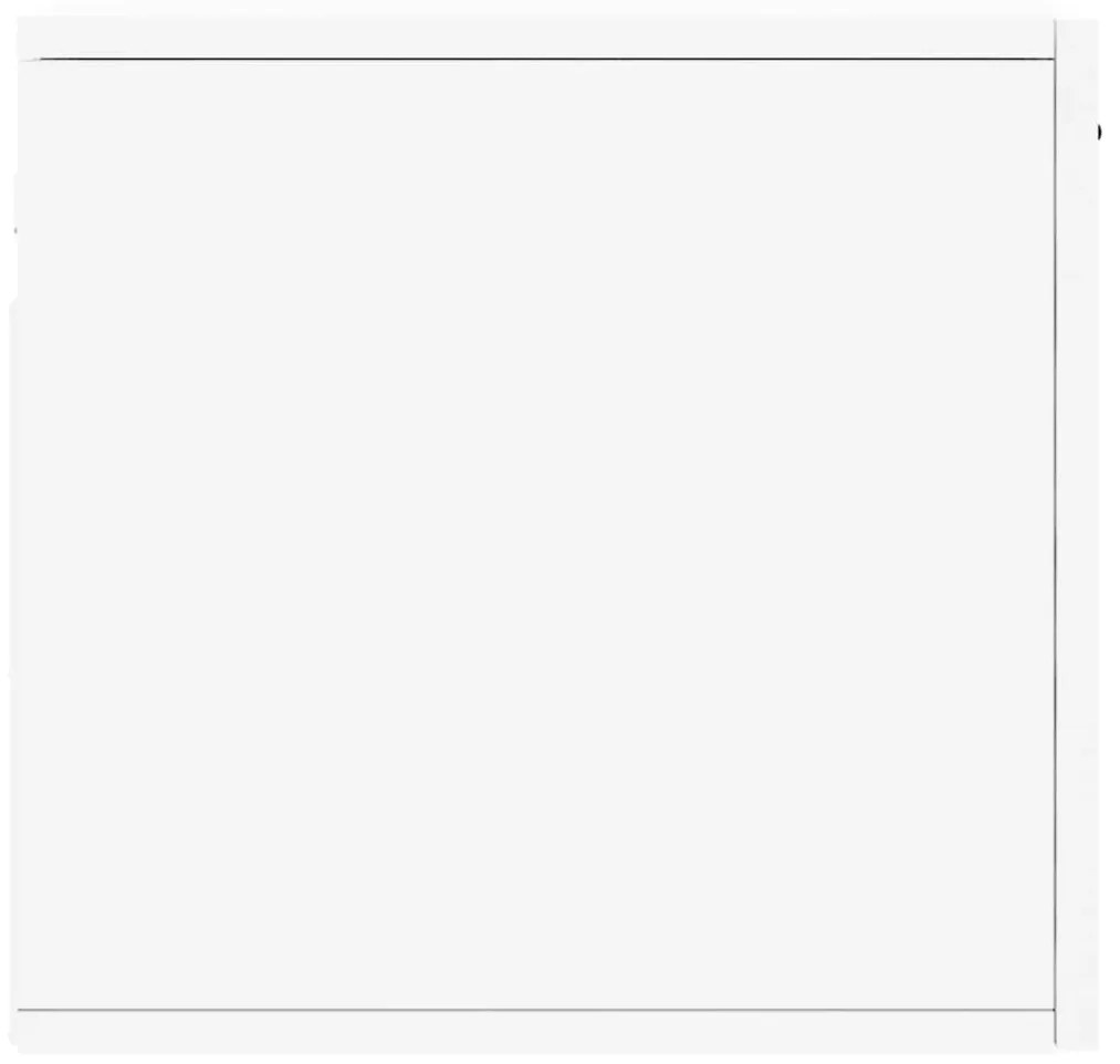 Ντουλάπι Τοίχου Λευκό 80 x 36,5 x 35 εκ. από Επεξεργασμένο Ξύλο - Λευκό