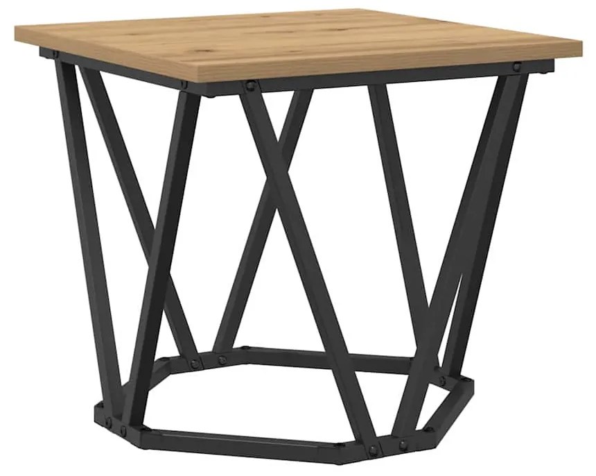 vidaXL Σετ βοηθητικά τραπεζάκια 2 pcs artisan δρυς 50 x 50 x 40 cm