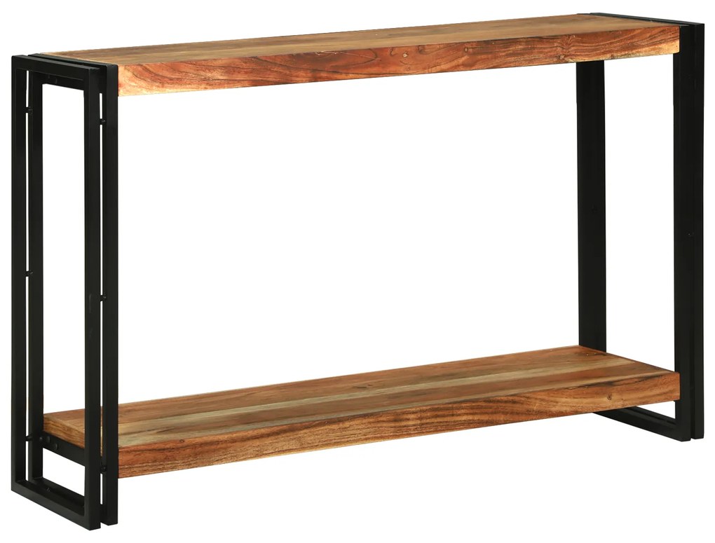 vidaXL Τραπέζι κονσόλας Καφέ 120 x 33 x 75 εκ Μασίφ ξύλο ακακίας