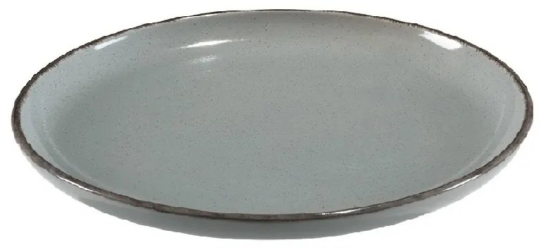 Πιάτο Ρηχό Φαγητού Stoneware Tuscany Grey-Blue ESPIEL 27x2,5εκ. ATA151K6