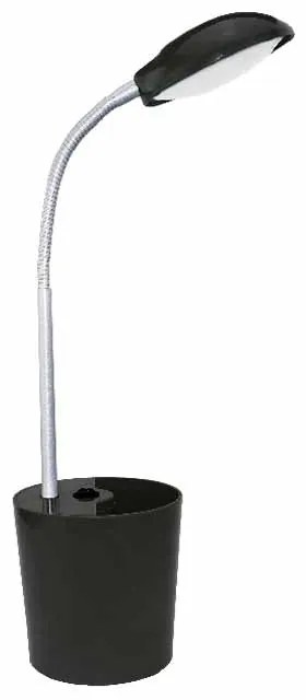 Πορτατίφ LED Με Μολυβοθήκη Aca Hullen 16035LEDBK Black