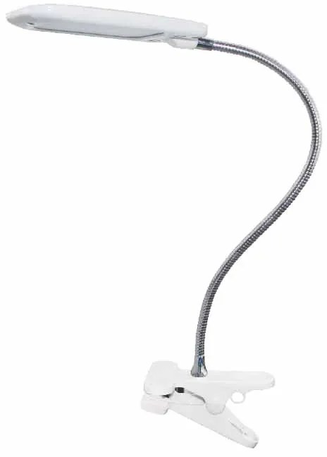Πορτατίφ LED Με Κλιπ Aca Baz 15205LEDWHC White