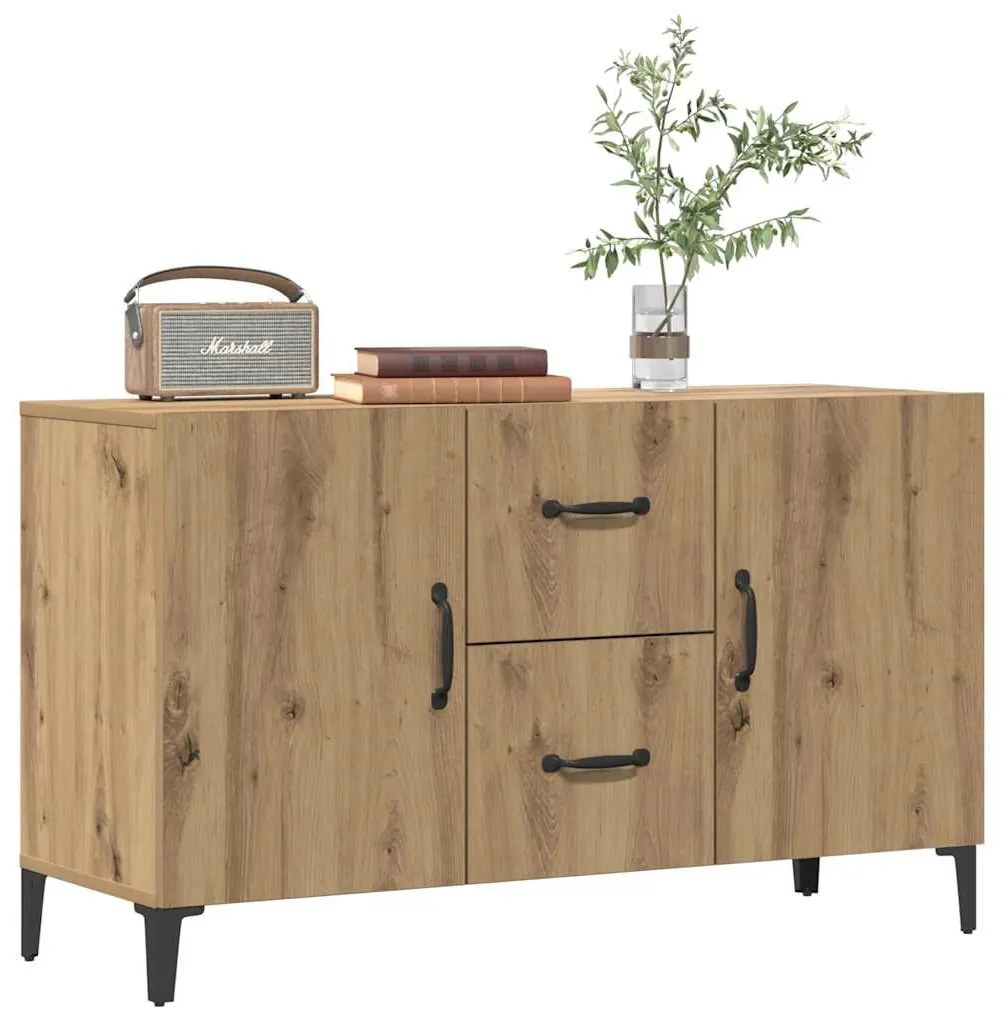 vidaXL Σκευοθήκη Δρυς τεχνίτης 100x36x60 cm Κατασκευασμένο ξύλο