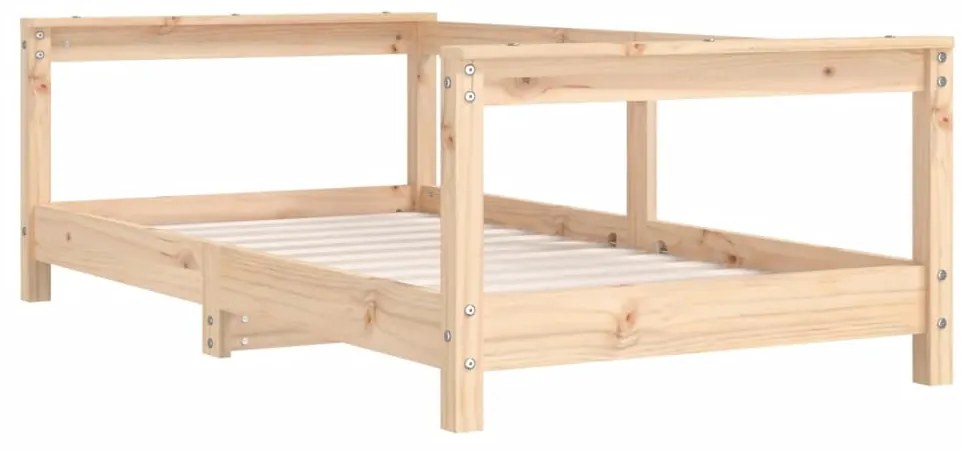vidaXL Πλαίσιο Παιδικού Κρεβατιού 70 x 140 εκ. από Μασίφ Ξύλο Πεύκου