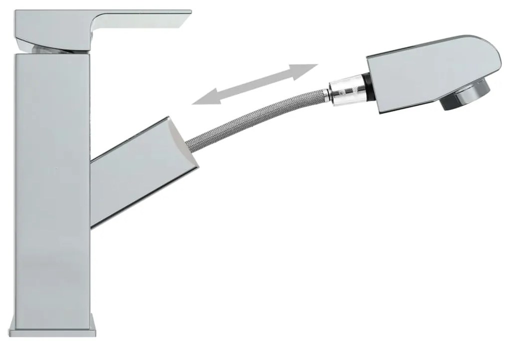 vidaXL Μπαταρία Νιπτήρα Μπάνιου Αποσπώμενη Χρωμέ Φινίρισμα 157x172χιλ.