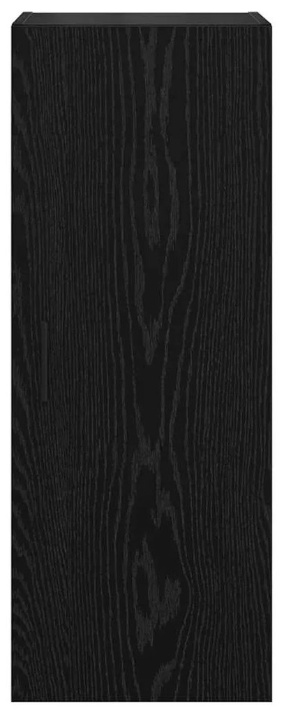 vidaXL Επιτοίχιο ντουλάπι Μαύρη Οξυά 34,5 x 34 x 90 εκ.