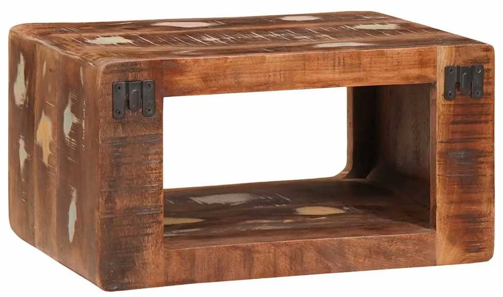 vidaXL Κομοδίνο 2 pcs Καφέ 45 x 30 x 24 εκ. Στερεό Ανακτηθέν Ξύλο