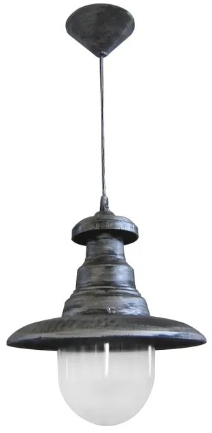 Κρεμαστό Φωτιστικό Οροφής Pyrofani FLP-100K 7 χρώματα Heronia-26-0028-Ασημί 26-0028