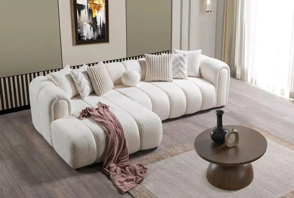 Corner Sofa N-Line Left - White White