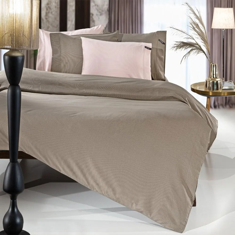 Παπλωματοθήκη Minimal Wenge Guy Laroche Υπέρδιπλo 225x245cm 100% Βαμβακοσατέν