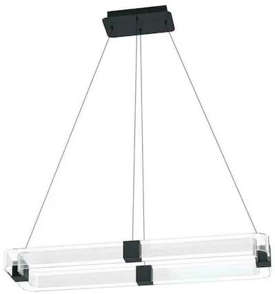 Eglo Mogetonello Μοντέρνο Κρεμαστό Φωτιστικό με Ενσωματωμένο LED σε Μαύρο Χρώμα 39909