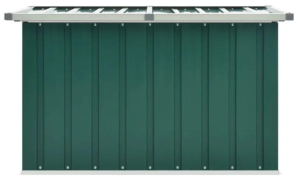 vidaXL Μπαούλο Αποθήκευσης Κήπου Πράσινο 109 x 67 x 65 εκ.