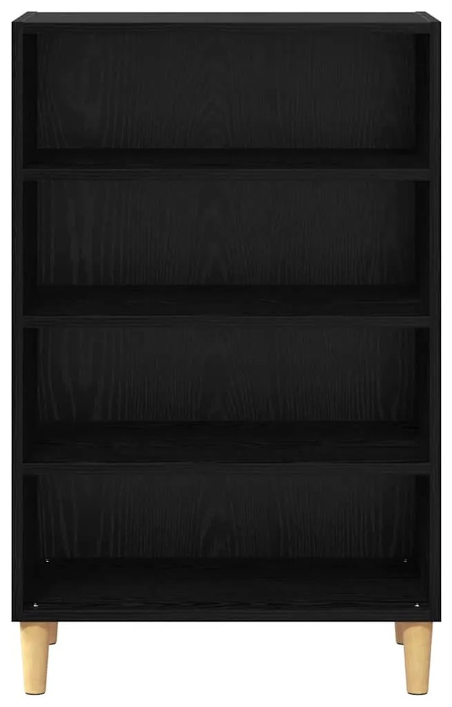 vidaXL Πλαϊνό γραφείο Μαύρη δρυς 57 x 35 x 89.5 εκ. Επεξεργασμένο ξύλο