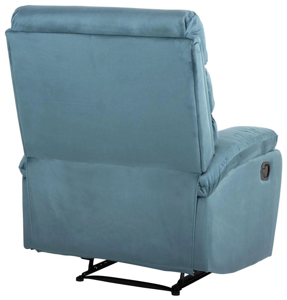 Πολυθρόνα YASUMU RELAX C9783.06 Πετρόλ Βελούδο 80x93x100Υεκ. 80x93x100 εκ.