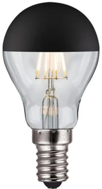 Λάμπα Μαύρο LED FILAMENT E14 BALL BLACK DIM 4W 2700K 230V AC 400LM RA80 ACA-RETRO4WWDIMBL-Μαύρο RETRO4WWDIMBL