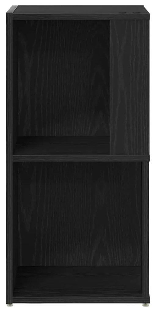 vidaXL Γωνιακό Ντουλάπι Μαύρη Δρυς 33x33x67 εκ Επεξεργασμένο Ξύλο