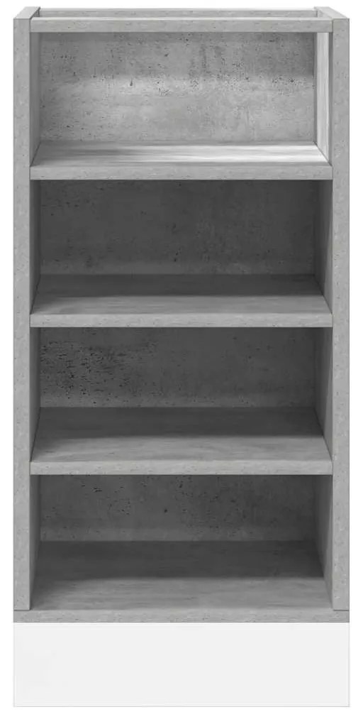 vidaXL Κάτω ντουλάπι Riga σκυρόδεμα γκρι 40x44,5x81,5cm