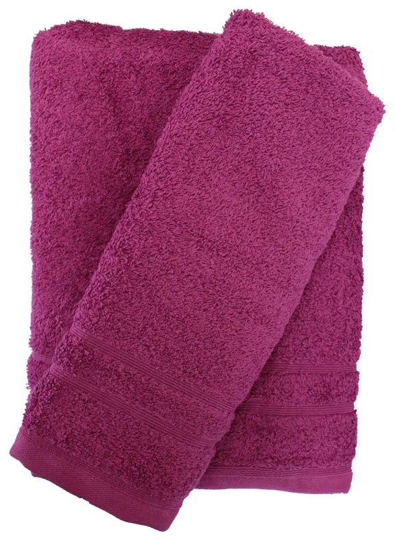 Σετ πετσέτες 2τμχ 500gr/m2 Sena Purple 24home