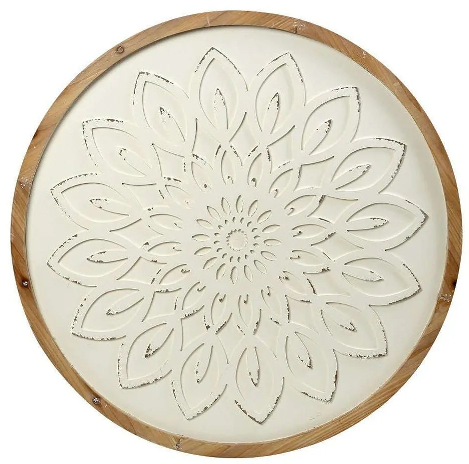 Διακοσμητικό Τοίχου ICY312 80x2x80cm White Espiel Wood