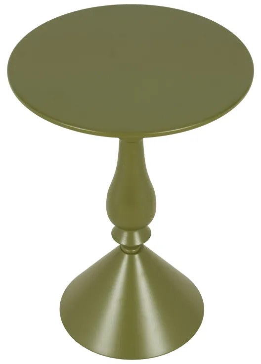 Βοηθητικό τραπέζι Lalou pakoworld μέταλλο σε λαδι απόχρωση Φ40x55εκ