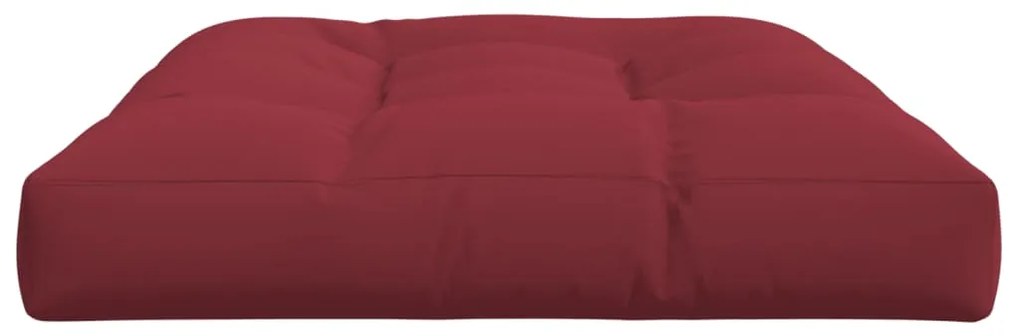 vidaXL Μαξιλάρι Παλέτας Μπορντό 120 x 80 x 12 εκ. Υφασμάτινο