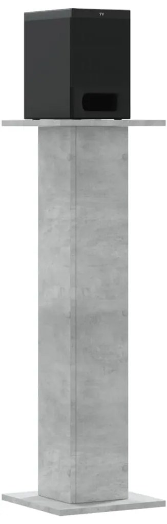 vidaXL Βάσεις Ηχείων 2 Τεμ. Γκρι Σκυρ. 30x30x95 εκ. Επεξ. Ξύλο