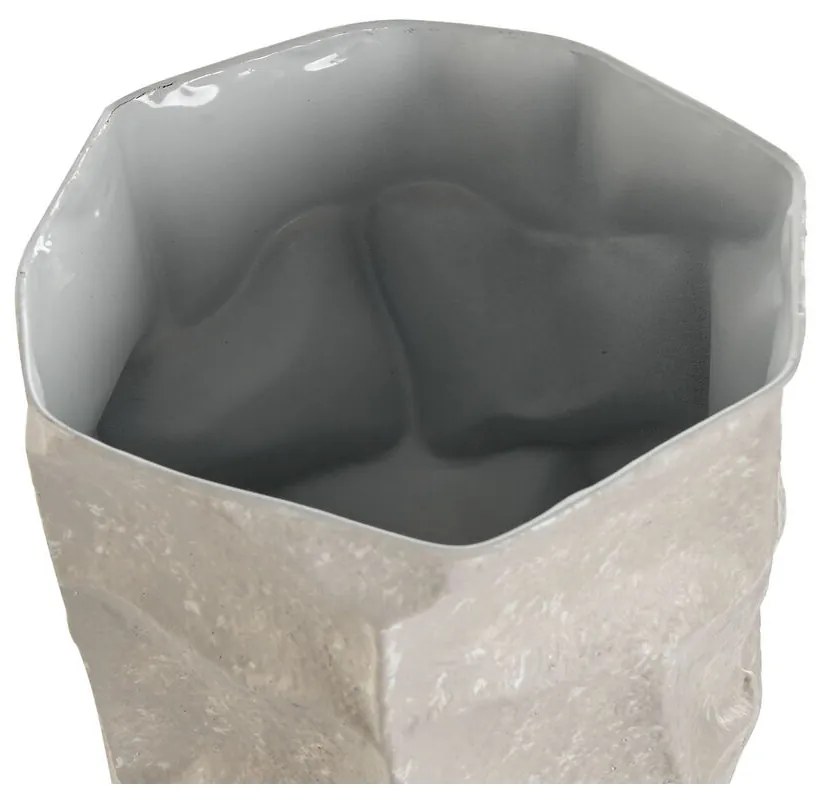 Σετ 2 Βάζων Home ESPRIT Μπεζ Μέταλλο Σύγχρονη 20 x 20 x 48 cm 19 x 19 x 48 cm (2 Τεμάχια)