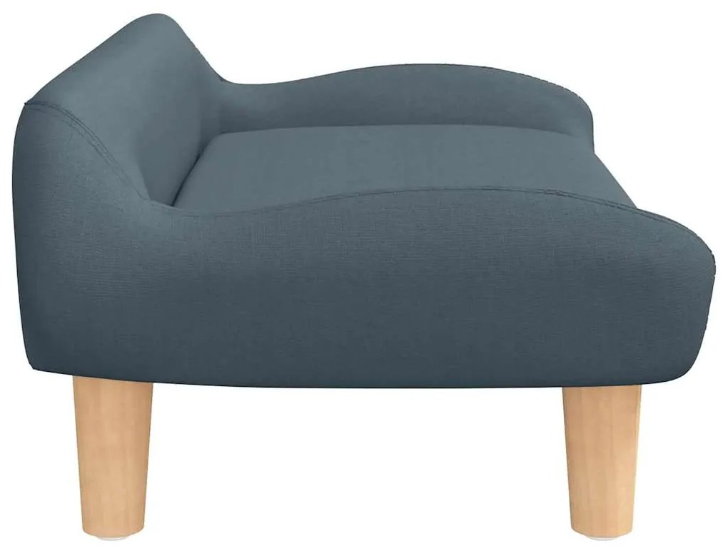 vidaXL Κρεβάτι Σκύλου Σκούρο Γκρι 70 x 40 x 24 εκ. Υφασμάτινη