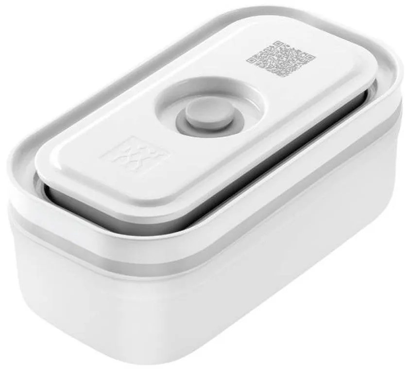 Δοχείο Τροφίμων Vacuum S Fresh &amp; Save 36804-100 15,5x8,5x7cm 300ml White-Grey Zwilling Αλουμίνιο,Πέτρα