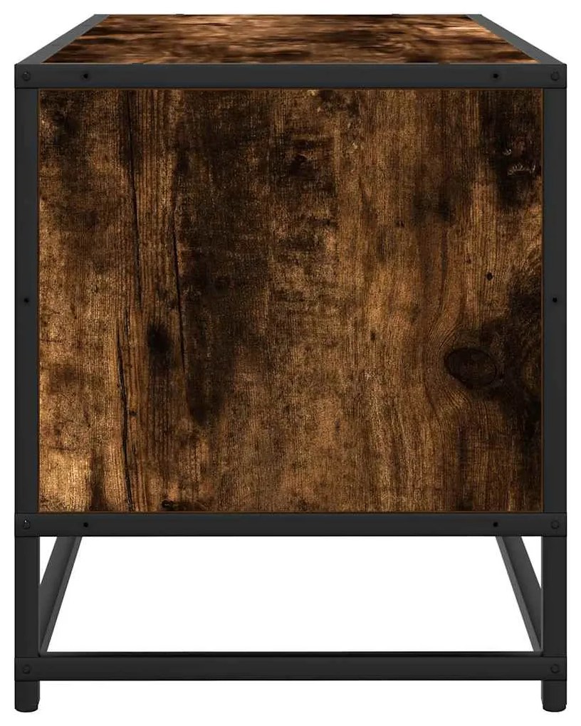 ντουλάπι τηλεόρασης vidaXL Καπνιστή δρυς 100x34,5x40 cm