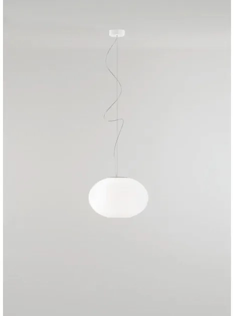 Κρεμαστό Φωτιστικό Οροφής LED 8,5W Λευκό Dimmer Χειροποίητο Φ35cm Zero S5 1643001010101 Prandina-1643001010101-Λευκό 1643001010101
