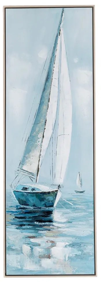 Πίνακας Ελαιογραφία Καμβάς Sail Boat 40x120εκ. iliadis 89131